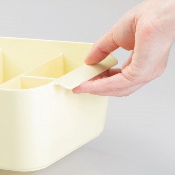 InterDesign Clarity Divided Yellow Organizer-image-1