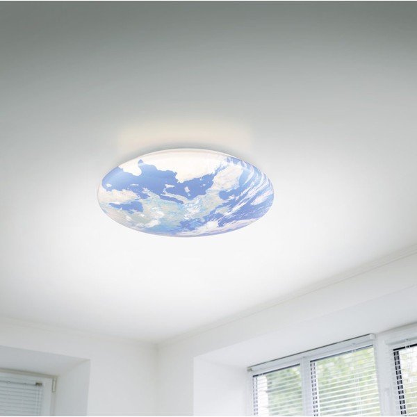 Modra LED otroška stropna luč ø 37 cm Terra – Reality-image-1