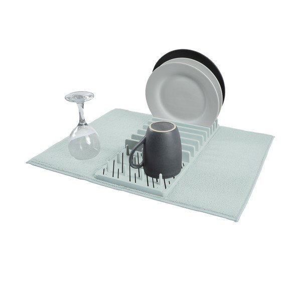 Svetlo modra plastična odcejalna podloga 50x38 cm – Homéa-image-1