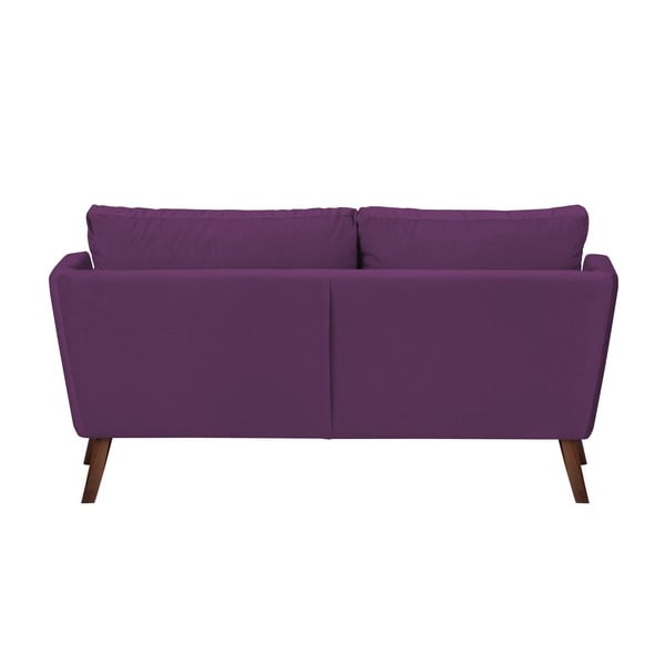 Mazzini Sofas Elena temno vijolična trisedežna zofa z ležalnikom na desnem kotu-image-4