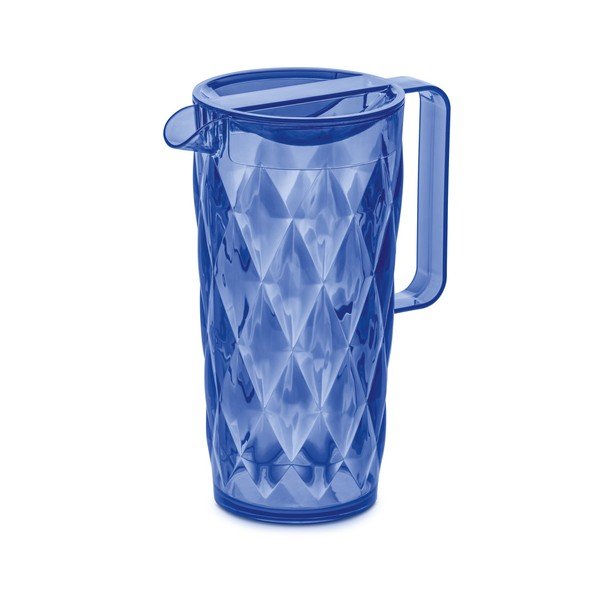 Modri plastični vrč Tantitoni Crystal, 1,6 l
