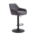 Sivi barski stoli v kompletu 2 ks (višina sedeža 69 cm) Avola – Unique Furniture