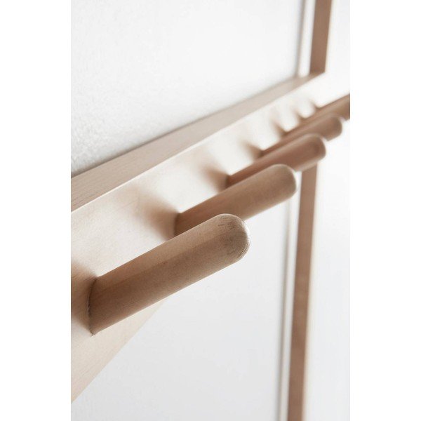 Set za hodnik iz masivnega bora v svetli naravni barvi 75x190x32 cm Cole – Jotex-image-3