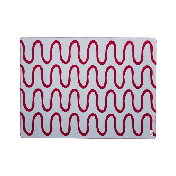 Rdeča odeja 150x200 cm Swirl – noo.ma-image-3