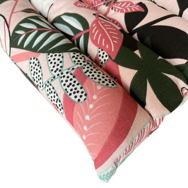 Zeleno-rožnata vrtna sedežna blazina za ležalnik 60x180 cm Ara – douceur d'intérieur-image-2