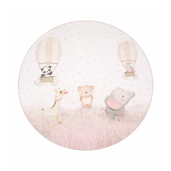 Pralna otroška preproga ø120 cm Dainty Animals – Mila Home
