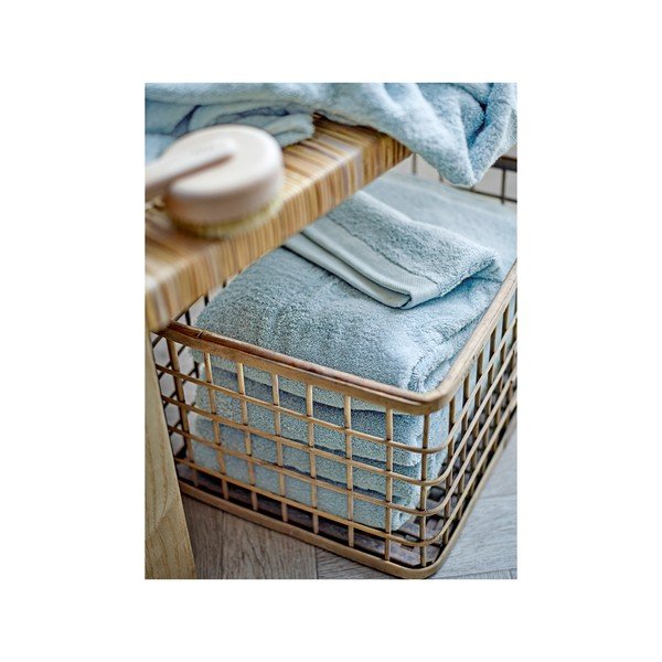 Svetlo modra frotirna brisača iz organskega bombaža 50x100 cm Comfort – Södahl-image-1