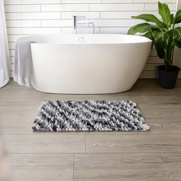 Prašno modra tekstilna kopalniška preproga 60x90 cm Lerici – Wenko-image-1