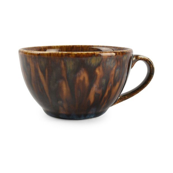 Rjava porcelanasta skodelica za kapučino 200 ml Resto – BonBistro