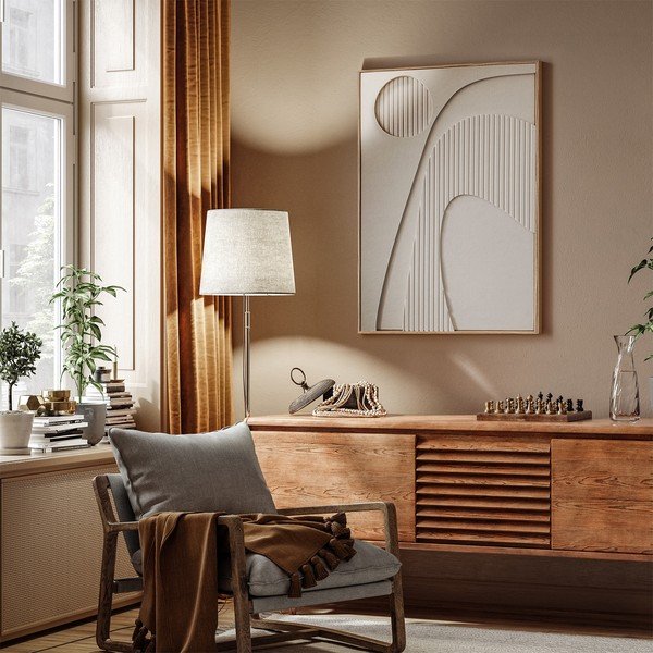 Tiskana slika z okvirjem/akustična 62x92 cm Arch – Styler-image-1