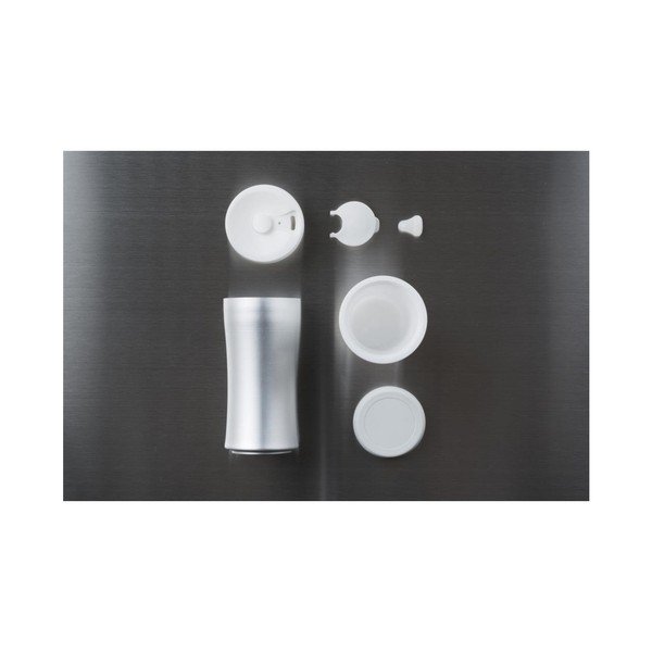 Potovalni vrč z belim pokrovom XD Design Boom Eco, 200 ml-image-2