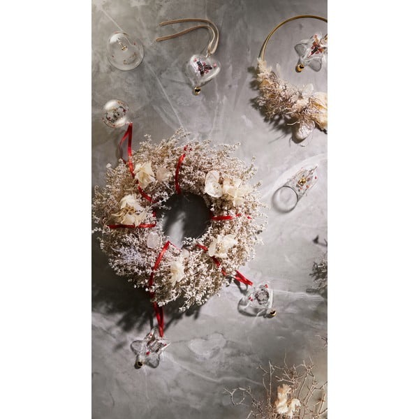 Steklen ročno pihan božični okrasek ø 6,5 cm Ann-Sofi Romme Annual Christmas Bauble – Holmegaard-image-3