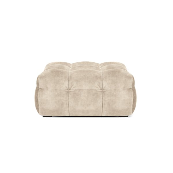 Bež žameten puf Windsor & Co Sofas Vesta-image-3