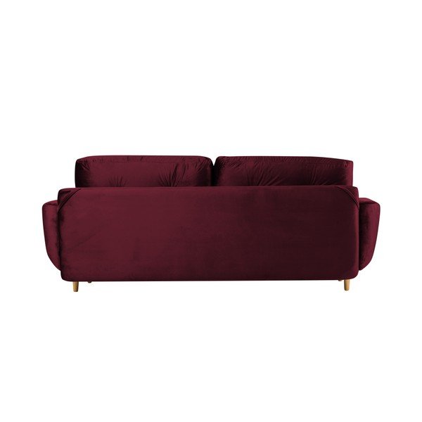 Bordo rdeča raztegljiva sedežna garnitura s prostorom za shranjevanje Mazzini Sofas Silva-image-4