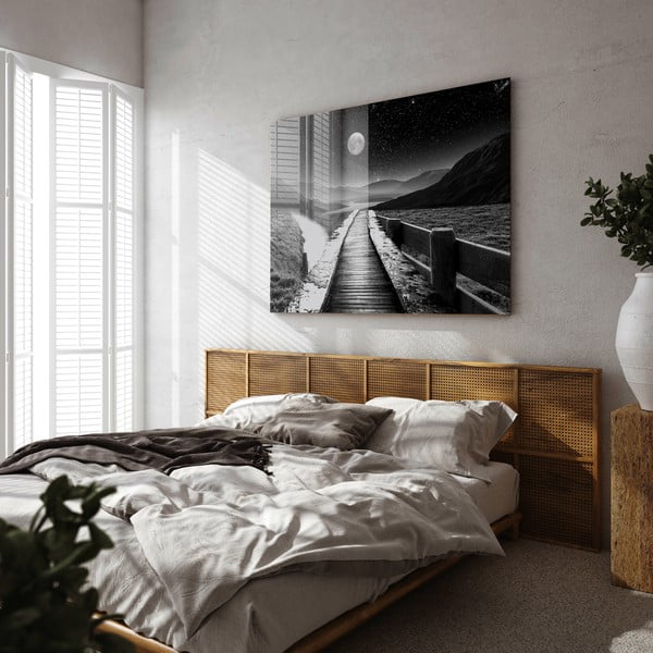 Steklena slika 120x80 cm Moon path - Styler-image-1