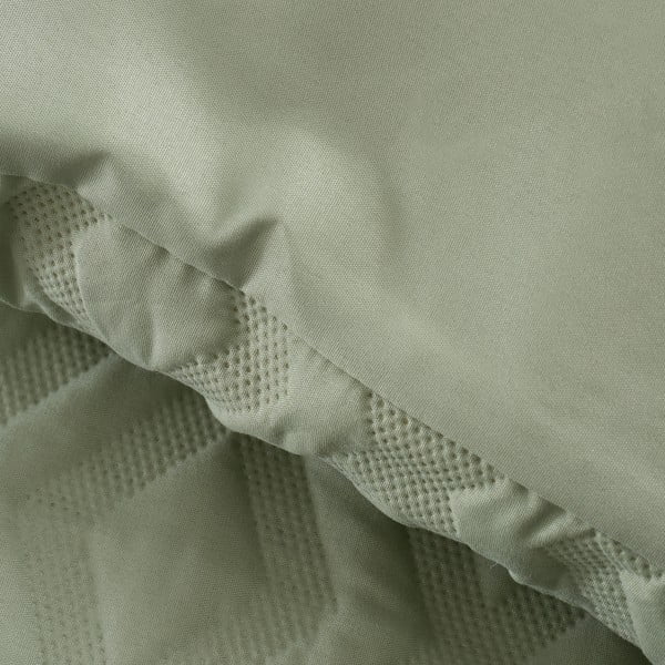 Zelena enojna posteljnina 135x200 cm Jacob Geo – Catherine Lansfield-image-3