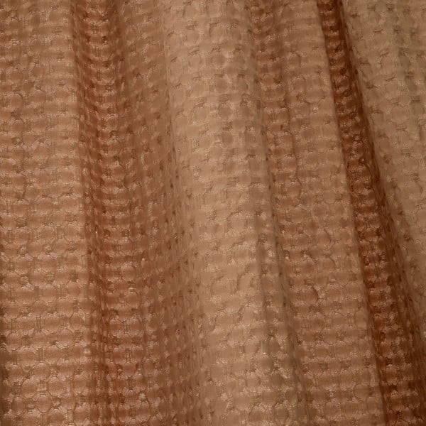 Rjava prosojna zavesa 140x229 cm Muscat Waffle – Pineapple Elephant-image-3