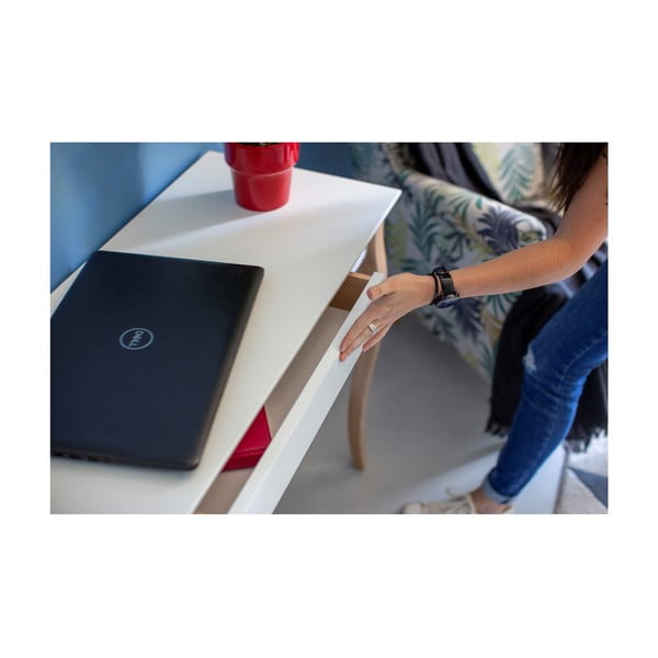 Bela pisalna miza Ragaba Lillo, dolžina 65 cm-image-2