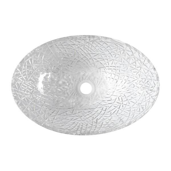 Steklen umivalnik 50x36 cm Purus – Sapho-image-3