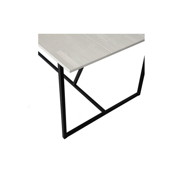 Jedilna miza iz masivnega jesena 90x220 cm Silas – WOOOD-image-3