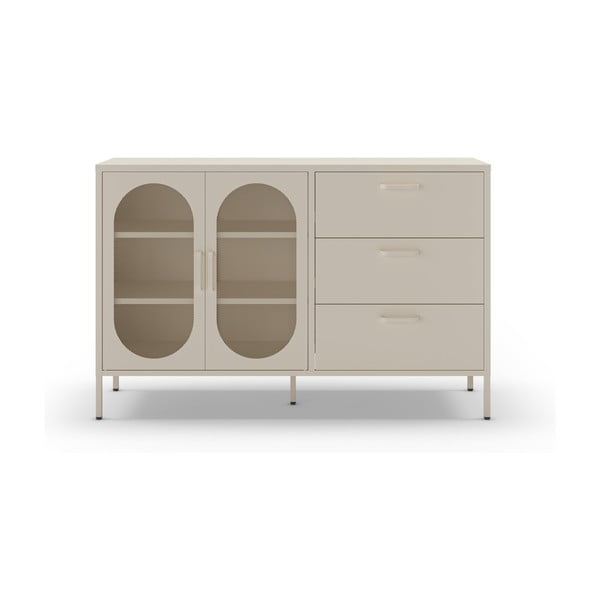 Kremno bela komoda 140x90 cm Diora – Marckeric