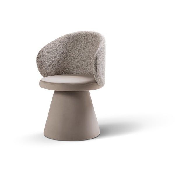 Bež žameten fotelj Inez – Micadoni -image-2