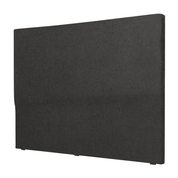 Črna vzglavna deska Cosmopolitan design Neapelj, širina 142 cm