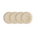 Sivo-bež krožniki v kompletu 4 ks iz kamenine ø 21 cm Viola – House Nordic