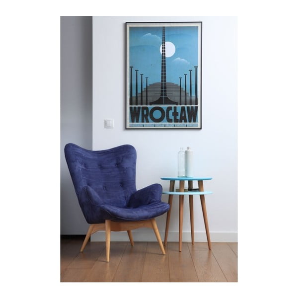 Rožnata stranska mizica Ragaba UFO, Ø 45 cm-image-4