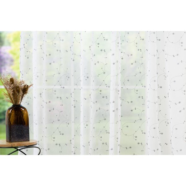 Bela prosojna zavesa 300x260 cm Muza – Mendola Fabrics-image-3