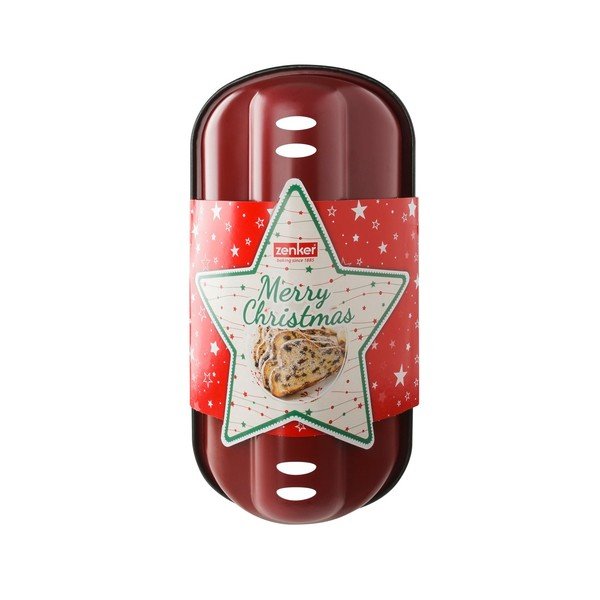 Rdeč pekač za kolač Zenker Sparkling Christmas, 31 x 15 cm-image-3