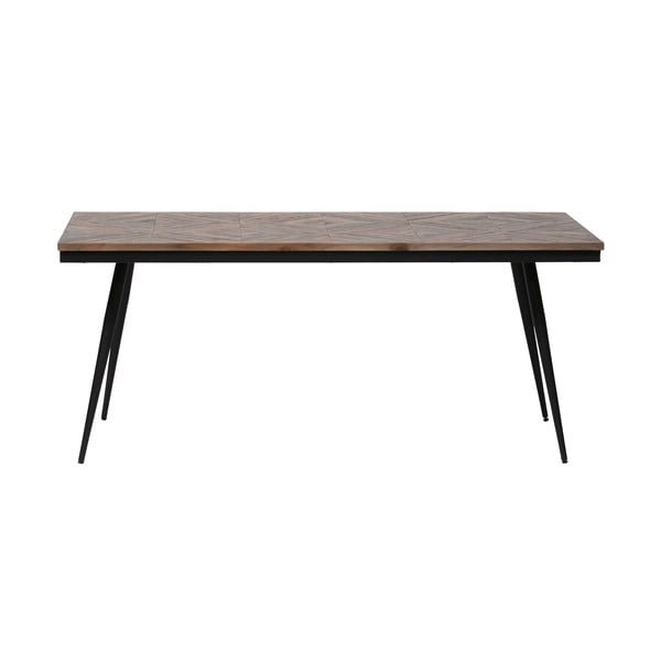 Jedilna miza iz tikovine BePureHome Rhombic, 180 x 90 cm