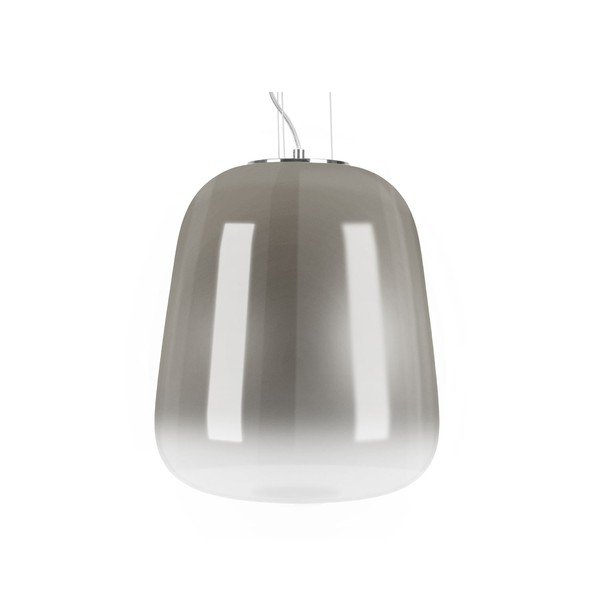 Siva viseča svetilka Leitmotiv Cone, ø 12 cm-image-1