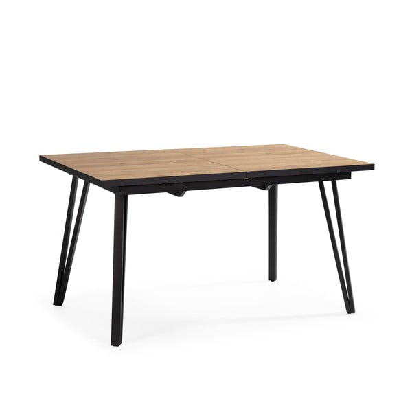 Jedilna miza z mizno ploščo v hrastovem dekorju 90x140 cm Cleo – Marckeric