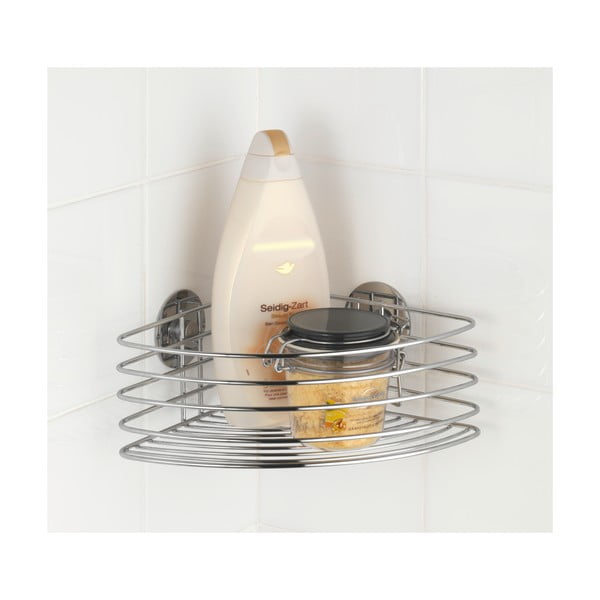 Wenko Turbo-Loc samonosilna vogalna polica, 20 x 26,5 cm-image-2