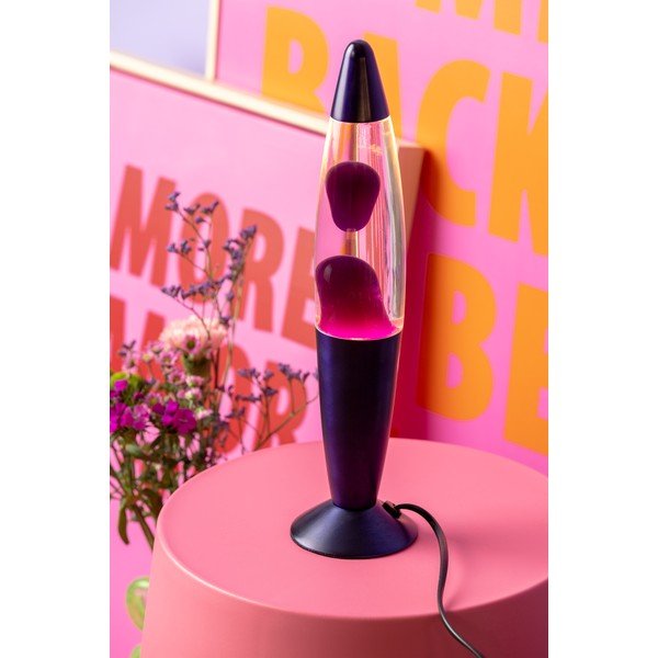 Vijolična steklena lava svetilka (višina 35,5 cm) Funky Rocket Lava – Leitmotiv-image-1