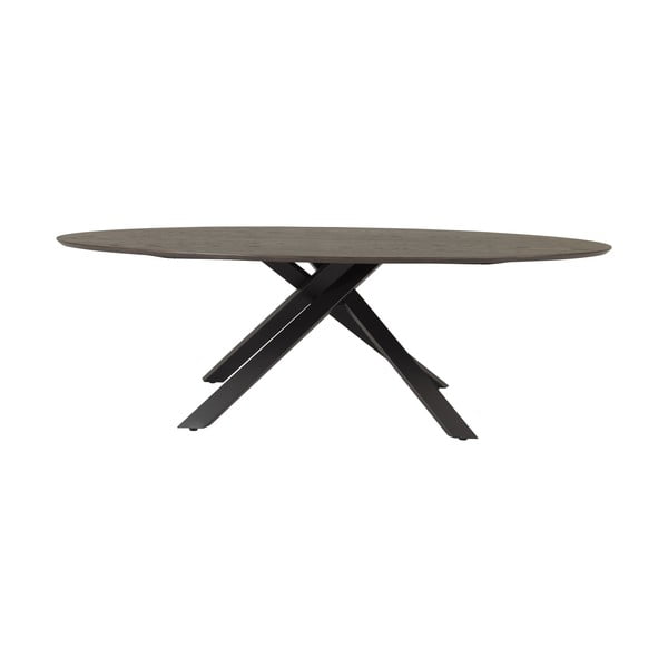 Jedilna miza z mizno ploščo v hrastovem dekorju 120x240 cm Cox – Tenzo