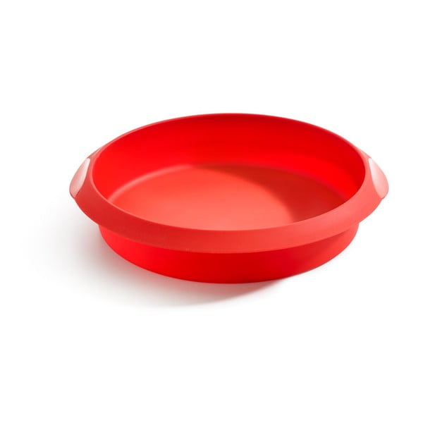 Rdeč silikonski pekač Lékué, ⌀ 20 cm