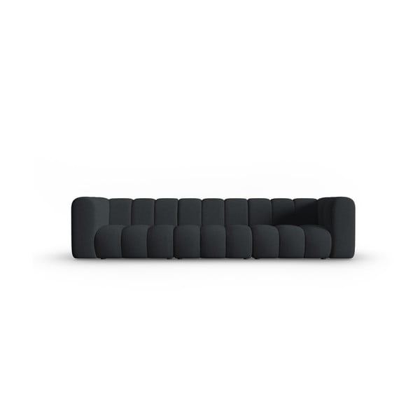 Črna sedežna garnitura 318 cm Lupine – Micadoni Home