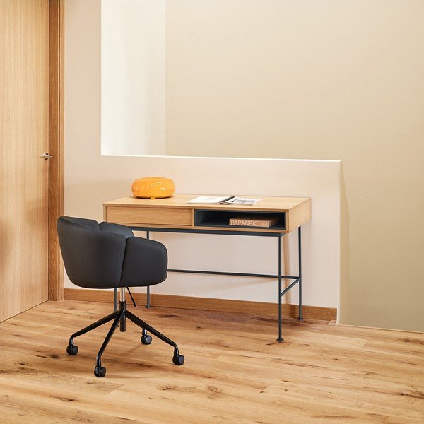 Pisalna miza z mizno ploščo v hrastovem dekorju 60x120 cm Yoko – Teulat-image-1