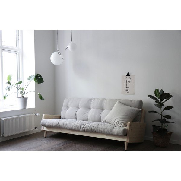 Oker rumen raztegljiv kavč 200 cm Indie - Karup Design-image-1