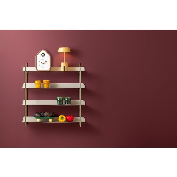 Zelena/siva večnivojska kovinska polica 60 cm Reina Cuatro – PT LIVING-image-1