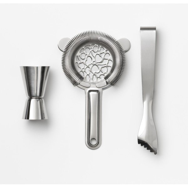 Jeklen komplet za pripravo koktejlov The Essentials - Cocktail Tools – Printworks