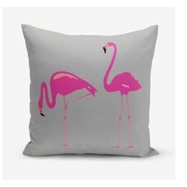 Minimalistične prevleke za blazine Flamingos, 45 x 45 cm