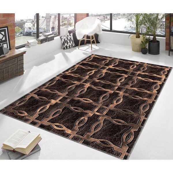 Rjavo-siva preproga Vitaus Tommy, 80 x 150 cm-image-3