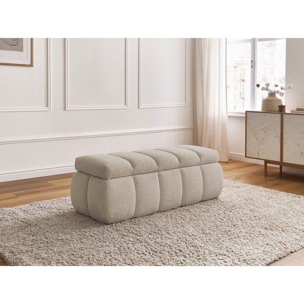 Bež klop iz tkanine bouclé – Bobochic Paris-image-4