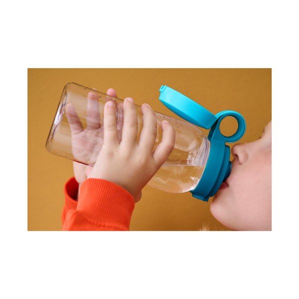 Modra plastična otroška steklenička za vodo 600 ml Campus – Mepal-image-3