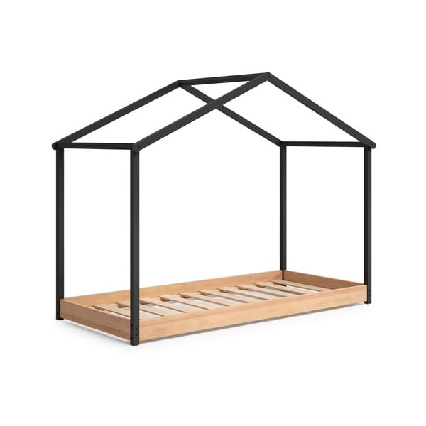 Antracitno siva otroška postelja Marckeric Arthur, 90 x 190 cm-image-2