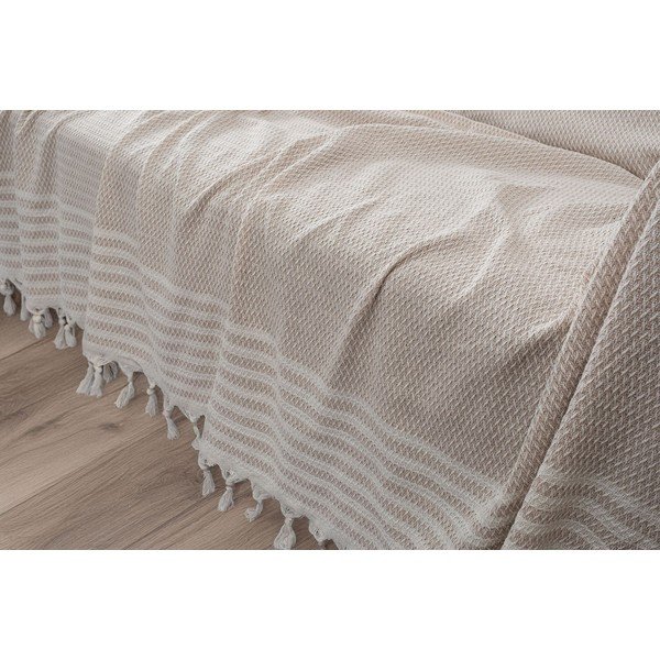 Kremno bela odeja 220x180 cm Sophia  – Mijolnir-image-1