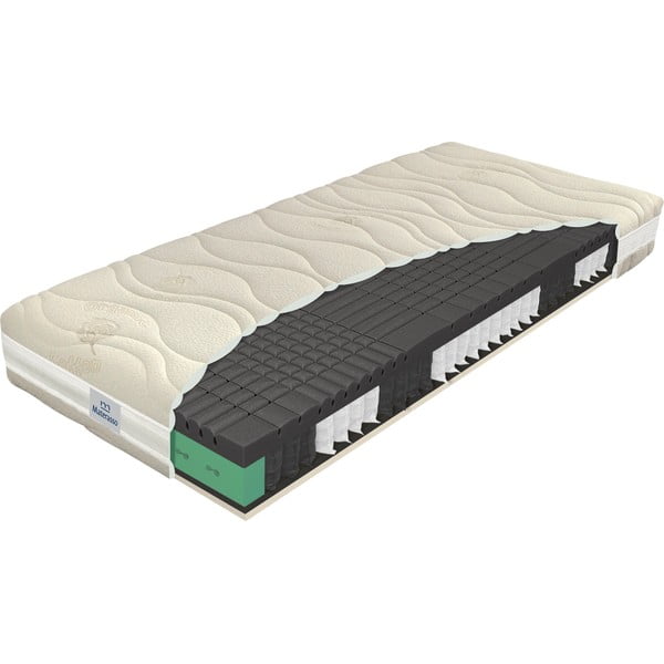 Srednje trda/mehka vzmetena obojestranska vzmetnica 90x200 cm BLACK dream – Materasso-image-1